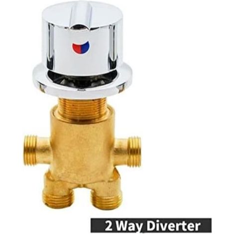 Robinet Baignoire Mélangeur De Bain Robinets De Douche Salle De Bains Robinet Eau Chaude Froide En Laiton Massif Mitigeur Robinet Trou Feuille Poignée Mélangeur (1/4)