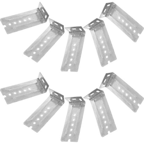 KOMBIUDA Lot de 10 plaques fixation arrière pour glissières tiroir, et (1/5)