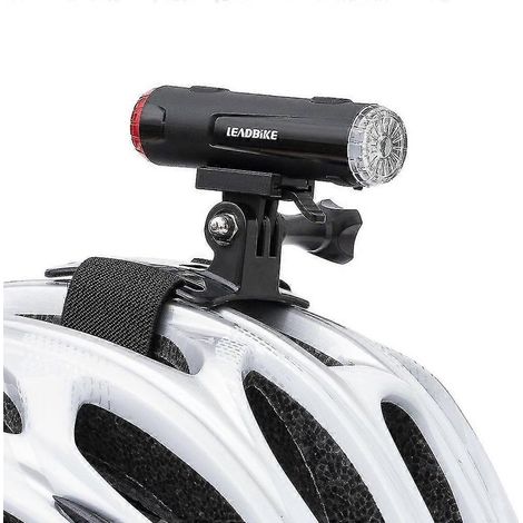 Éclairage de casque de vélo avant et arrière intégré, rechargeable par USB. Nouvelle lampe pour casque. (1/5)