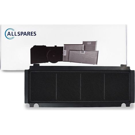 Filtro de carbón AllSpares para campanas extractoras compatible con Airforce AFFCA267I (265x98x14mm) (1/3)