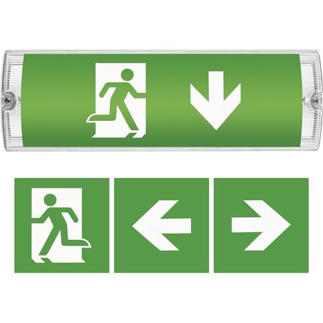 1 Éclairage De Secours Led, 150 Lumens, Batterie Lifepo4, Ip65, Pour Sortie Urgence Bâtiment Public (1/5)