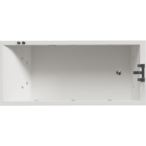 Summit 1800mm x 800mm 12 Jet Chrome V-Tec Single Ended Whirlpool Bath (1/5)