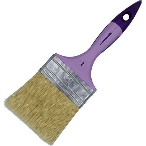 SAVY - Pinceau plat toute peinture largeur 80mm fibres synthétiques (1/3)