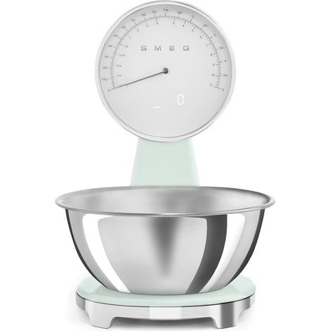 SMEG Balance de cuisine 5 kg Vert d'Eau Brillant - Années 50 - KSF01PGWW (1/5)