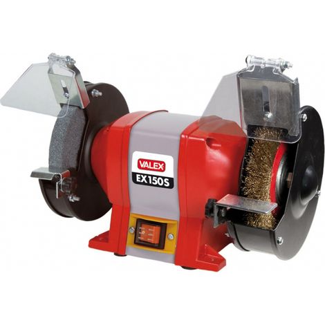 MOLA DA BANCO SMERIGLIATRICE LUCIDATRICE 250W 150mm CON SPAZZOLA EX150S VALEX