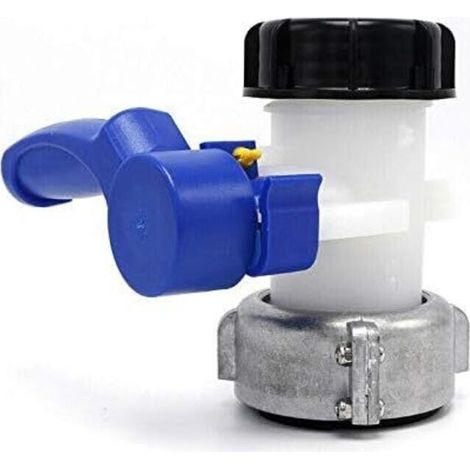 Adaptateur de vidange papillon pour réservoir IBC DN80 - Diamètre intérieur 75 mm - Raccord de tuyau adaptateur de vidange pour robinet de jardin (1/5)