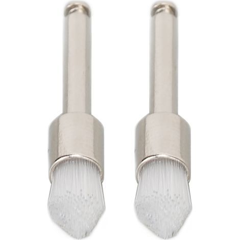 100 pièces Brosses de Polissage Dentaire en Acier Inoxydable, Têtes de Brosse Jetables pour Polisseuse Dentaire (1/5)