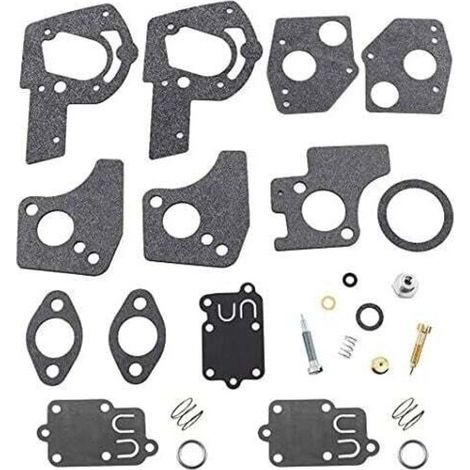 Kit de réparation pour carburateur - Membranes - Joint d'étanchéité pour Moteurs Briggs & Stratton 3 à 5 CV HP 495606 494624 135292 135232 135212 270026 272538 272538S 272637. (1/4)