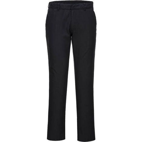 Pantaloni Donna Chino Slim Stretch estensibile Nero XL - FR(46) - UK(36)