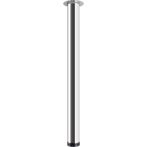 TS001 1100/60 mm verchromtes Tischbein – verstellbar SANS MARQUE