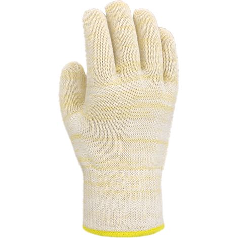 Hitzebeständige Handschuhe für Öfen und Kamine, hitzebeständig bis 300 °C, Einheitsgröße, beige (1 Paar) (1/4)