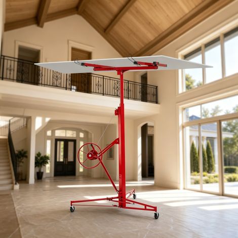 Support d'élagage télescopique avec treuil, hauteur 180-470 cm, 68 kg DESVIAE (1/5)