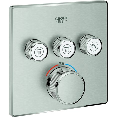 Grohe Grohtherm SmartControl Thermostat mit drei Absperrventilen, (1/5)