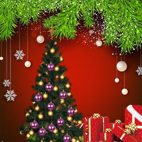 Lot de 12 boules de Noël vertes de 5 cm, idéales pour décorer un sapin de fête. (1/5)