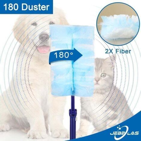 NALOOKAMIC Lot de 20 Recharges de Plumeaux Jetables pour Plumeau électrostatique Robuste,conçues pour s'adapter aux plumeaux Swiffer.Recharge pour poussière., (1/3)