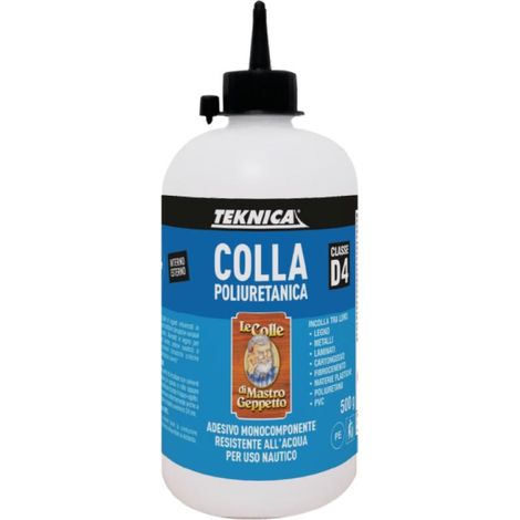 Teknica colla adesiva poliuretanica monocomponente no solventi uso nautico 500g