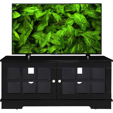 MDA Designs HAMILTON Black Traditional TV Cabinet for Flat Screens up to 55" (1/5)
