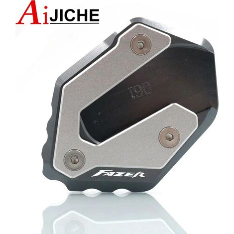 (FAZER-Titanium) Extension de béquille latérale CNC pour moto, compatible avec Yamaha FZ6 FAZER FZ6R FZ6-S2 2004-2009 maxpower (1/4)