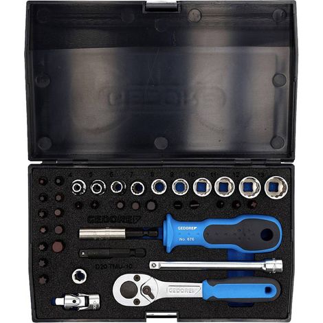 Set di bussole D 20 TMU-10 40 pezzi 1/4 di pollice SW 4-13mm Z.24 12KT (1/5)