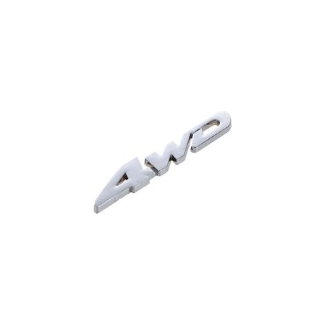 Emblema/insignia de viaje cromado para coche 4x4