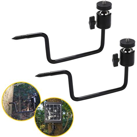 Support de montage pour appareil photo sauvage - Épaisseur pliable en acier inoxydable - Réglable à 360° - Raccord universel 1/4''-20 (6 mm) - Convient également pour les cellules solaires, le support (1/5)