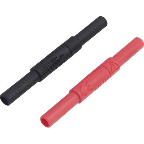 VOLTCRAFT MSL-504 Connettore cavo di misura Presa 4 mm Presa 4 mm Nero, Rosso 1 pz. (1/3)