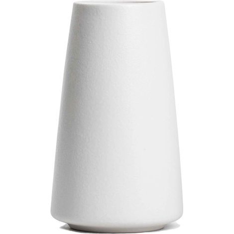 Jarrón de cerámica, jarrón de flores de estilo minimalista para mesa moderna, estante, decoración del hogar, adecuado para chimenea, dormitorio, cocina, sala de estar, centro de mesa, etc. (1/5)