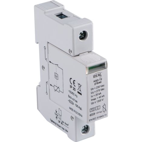 LIMITATORE DI SOVRATENSIONE KSD-T2 275/40 1P - KANLUX (1/2)