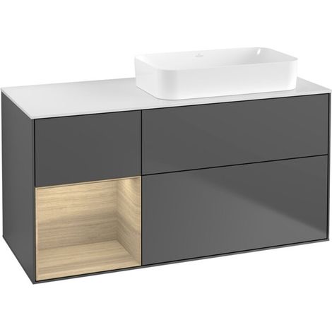 Villeroy & Boch F681PCGK Meuble sous-lavabo Finion F68 (1/2)