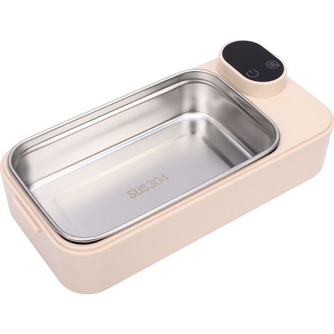 Portapranzo elettrico in acciaio inox 304, con display digitale e riscaldamento rapido, ideale per i viaggi in ufficio. (1/5)