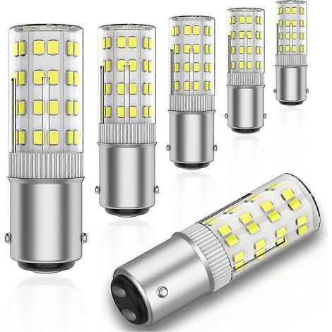 BA15DLED 120V LED-Doppelkontaktlampe, Bajonettsockel, entspricht 50W Halogenlampe JD T3/T4, Ersatzlampe für Nähmaschine D (1/5)