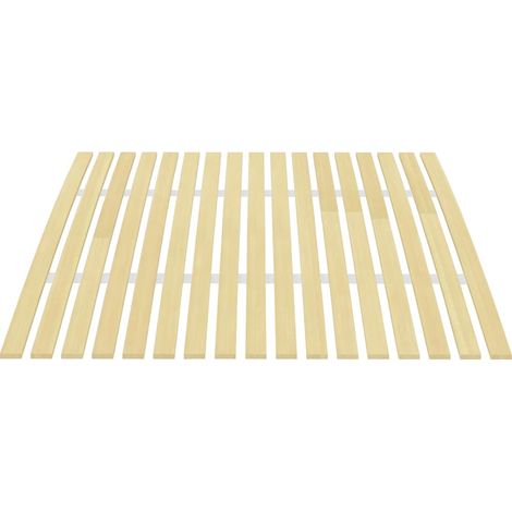 Lit double Lit adulte Latte de rechange pour sommier avec 17 lattes 120 x 200 cm (1/5)