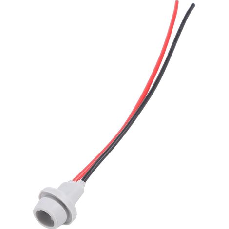 Douille D'ampoule T10, Faisceau en Queue de Cochon, Connecteur D'extension de Base en Caoutchouc de qualité Supérieure pour Ampoules T10 T15 168 194 2825 W5W 920 921, Feu de (1/5)
