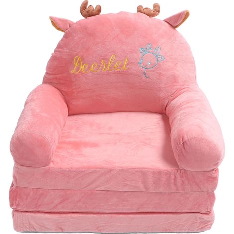 Canapé pliable en forme de dessin animé, 3 plis, confortable, multifonctionnel, pour enfants, pour la maison, la maternelle (1/5)
