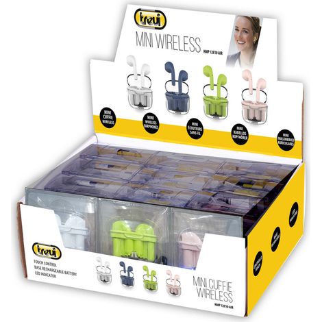 Trevi HMP 12E10 AIR Mix Color Auricolare Wireless In-ear Musica e Chiamate Bluetooth Multicolore (1/4)