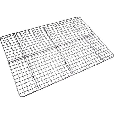 Grille De Refroidissement - Acier Inoxydable - 26 x 23 cm - Compatible Four - Pour Cuisson Et Refroidissement - 1 Pièce (1/5)
