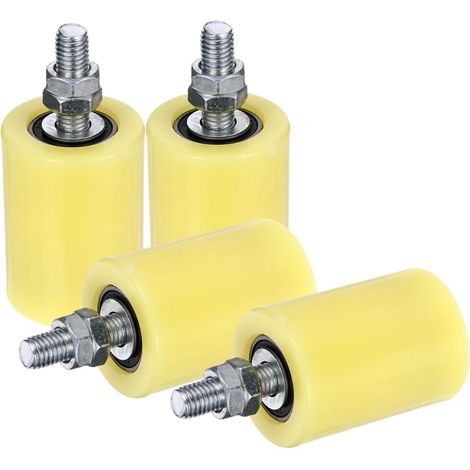 en nylon pour portails coulissants lot de 4 accessoires pour (1/5)