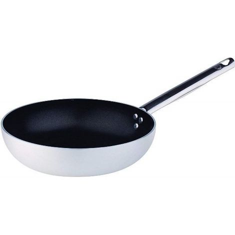 Pentole agnelli alluminio antiaderente 3 mm padella svasata alta a saltare cm 40