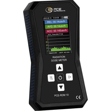 PCE-Instruments PCE-RDM 10 contador Geiger portátil negro