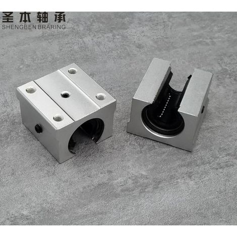 Glissière Linéaire - Bloc Coulissant SBR10UU SBR12UU SBR16UU SBR20UU - Pour Guidage Sur Rail - 1 Pièce (1/5)