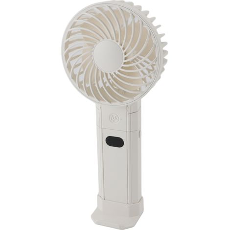 Ventilador portátil plegable con 3 velocidades, recargable por USB, mini ventilador de escritorio con batería de respaldo para viajes, uso en exteriores e interiores.