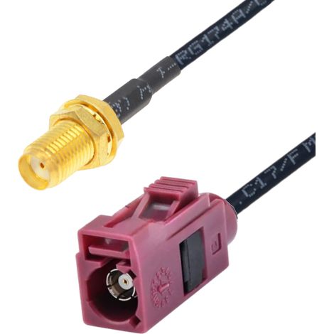 Presa Pigtail Fakra D / presa SMA RG174 3m