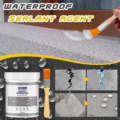 Mastic étanchéité transparent 300g anti-fuites imperméable réparation murale salle bain toilettes carrelage murs toits YYV (1/4)