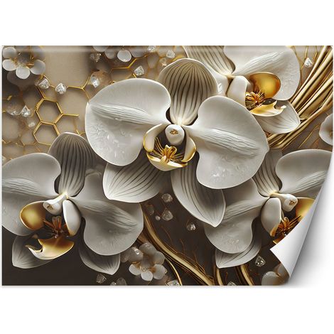 Papier peint Orchidée dorée 200x140 (1/5)