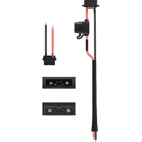 Connecteur de décharge de batterie pour vélo électrique, 5/6 broches XT60 Interface Ligne Connecteur de décharge de batterie pour pièces de batterie (1/5)