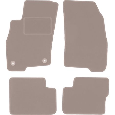 Tappetini in velluto beige per: Fiat Grande Punto hatchback (2005-2009) (1/5)