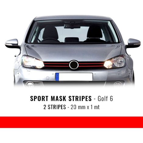 Stripes Rosso per Golf 6 (1/2)