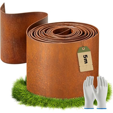 Bordure de jardin droite noire 14 cm x 5 mètres – Épaisseur 0.3 mm – Montage rapide et découpe facile (1/5)