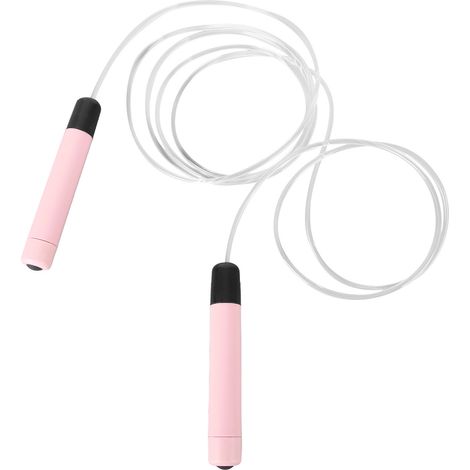 Corde à sauter lumineuse rose, légère et ergonomique, avec LED RGB, idéale pour enfants et adultes. Parfaite pour le fitness et la salle de sport. (1/5)