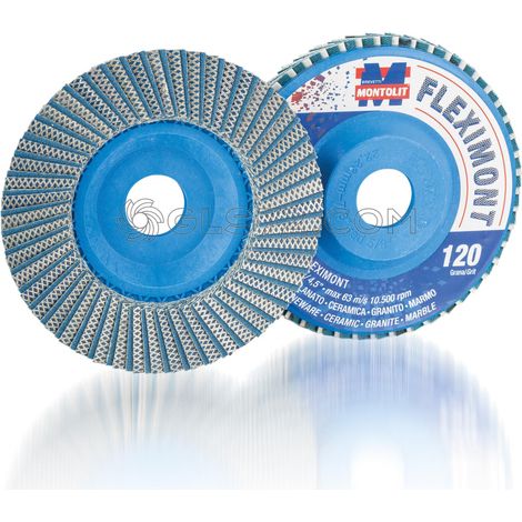 DISCO DE DIAMANTE LAMELLAR GRANO 120 Ø115 MM MONTOLIT FLEXIMONTGM